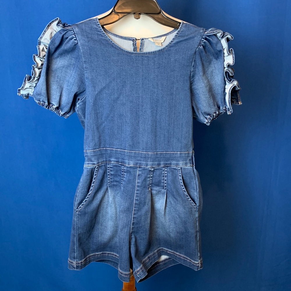 HABITUAL denim girls romper
